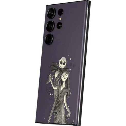 Disney The Nightmare Before Christmas Jack and Sally Art Galaxy Skins